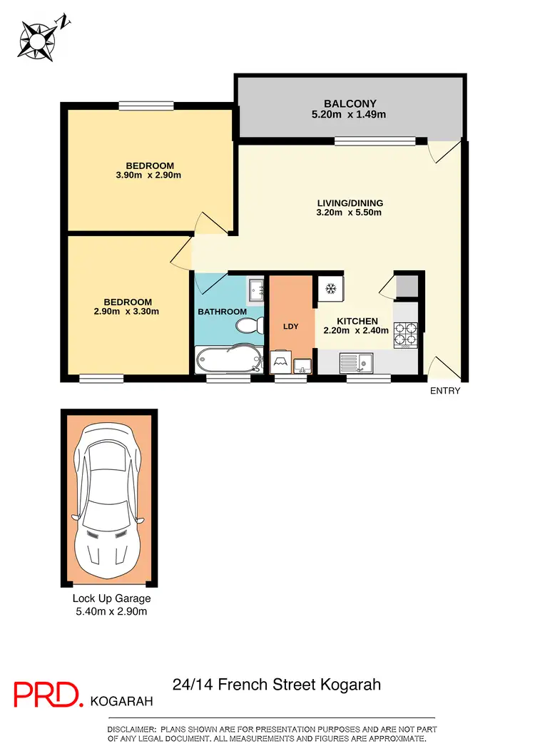 Floorplan of Homely unit listing, 24/14-16 French Street, Kogarah NSW 2217