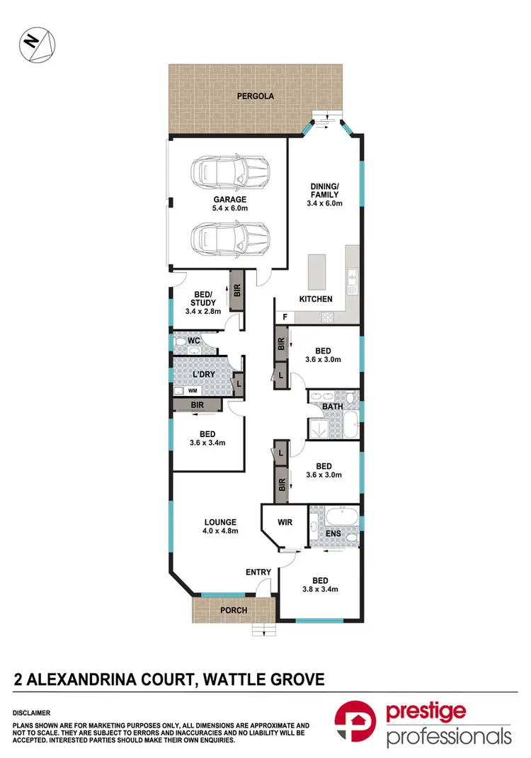 Floorplan of Homely house listing, 2 Alexandrina Court, Wattle Grove NSW 2173