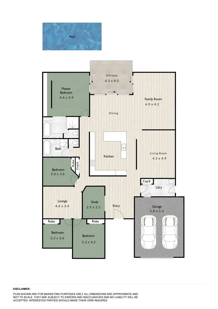 Floorplan of Homely house listing, 16 Nicklaus Parade, North Lakes QLD 4509
