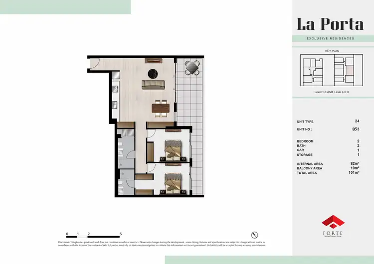 Floorplan of Homely apartment listing, B53/3-5 Porter Street, Ryde NSW 2112