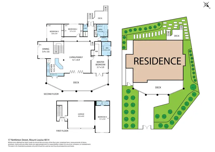 Floorplan of Homely house listing, 17 Nettleton Street, Mount Louisa QLD 4814