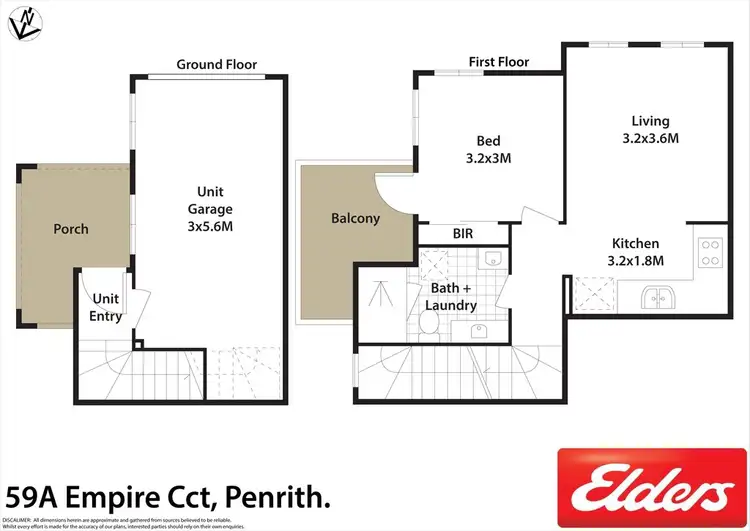 Floorplan of Homely apartment listing, 59A Empire Circuit, Penrith NSW 2750