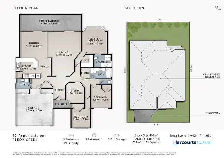 Floorplan of Homely house listing, 20 Asperia Street, Reedy Creek QLD 4227