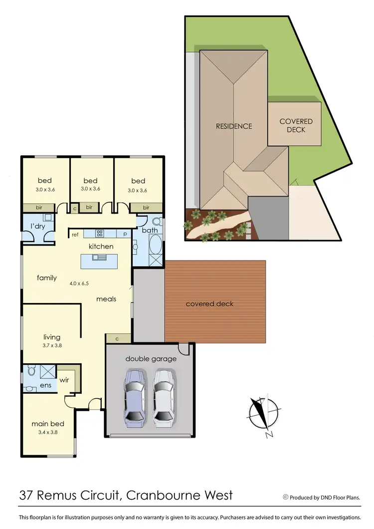 Floorplan of Homely house listing, 37 Remus Circuit, Cranbourne West VIC 3977