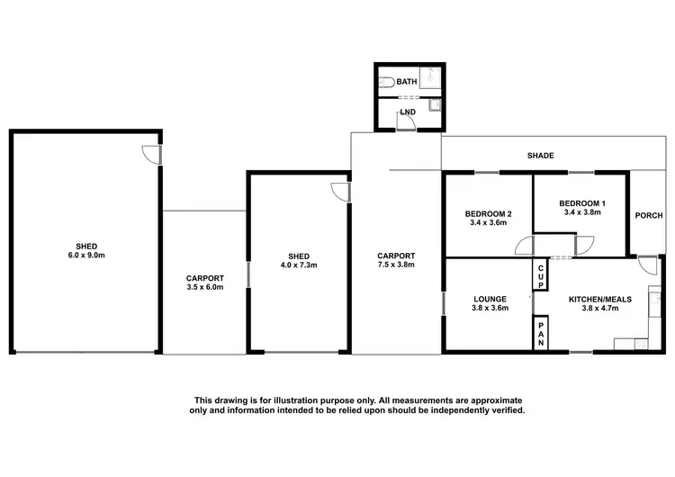 Floorplan of Homely house listing, 275 Marine Parade, Kingston Se SA 5275
