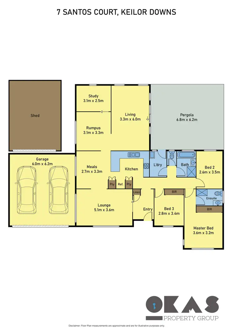 Floorplan of Homely house listing, 7 Santos Court, Keilor Downs VIC 3038