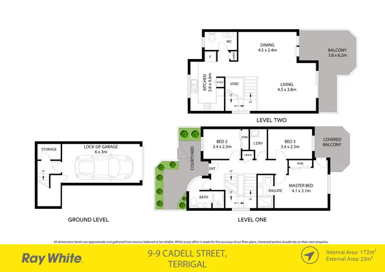 Floorplan of Homely townhouse listing, 9/9-11 Cadell Street, Terrigal NSW 2260