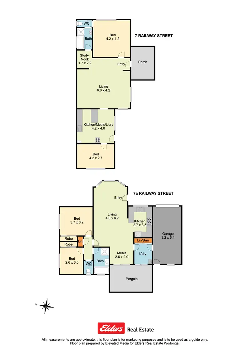 Floorplan of Homely house listing, 7 & 7a Railway Street, Wodonga VIC 3690
