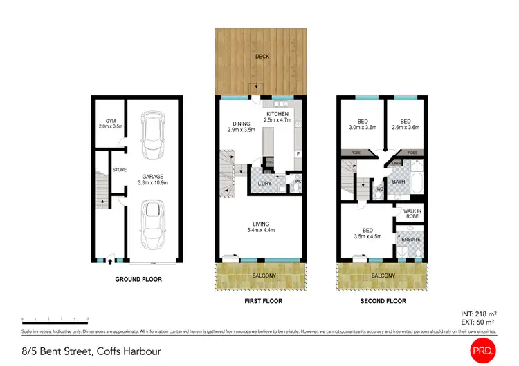 Floorplan of Homely townhouse listing, 8/5 Bent Street, Coffs Harbour NSW 2450