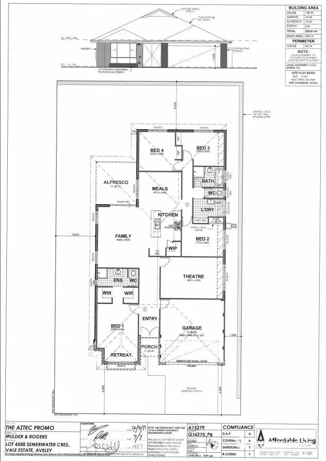 Floorplan of Homely house listing, 35 Semerwater Crescent, Aveley WA 6069