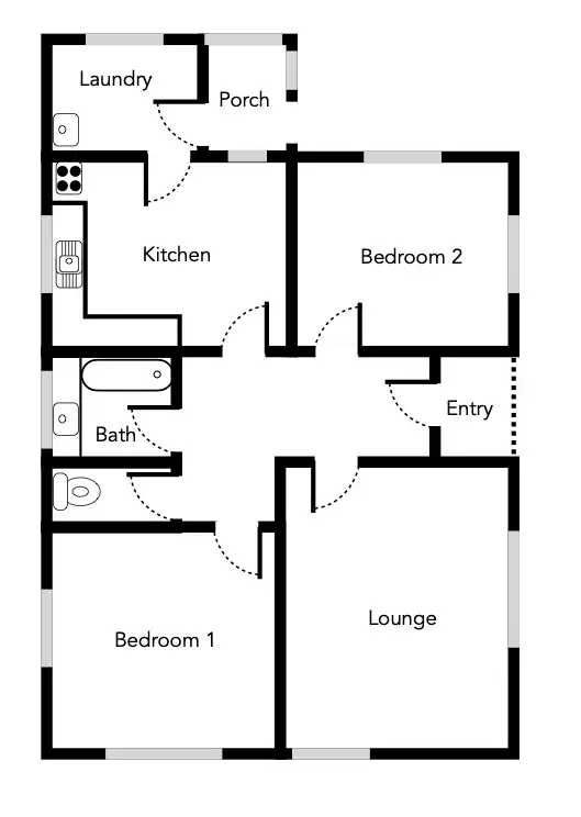 Floorplan of Homely house listing, 55 Smith Street, Ararat VIC 3377