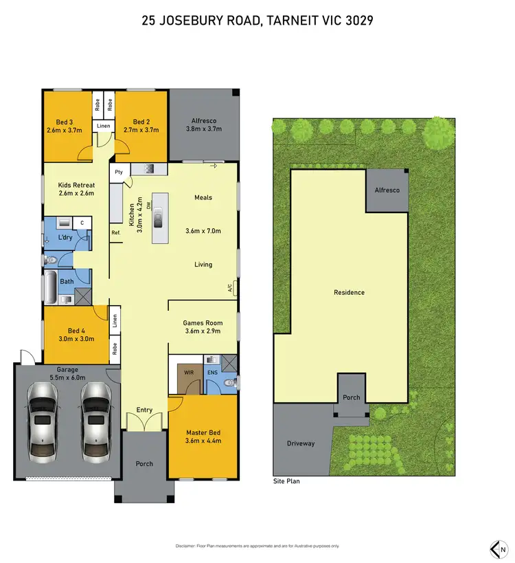 Floorplan of Homely house listing, 25 Josebury Road, Tarneit VIC 3029