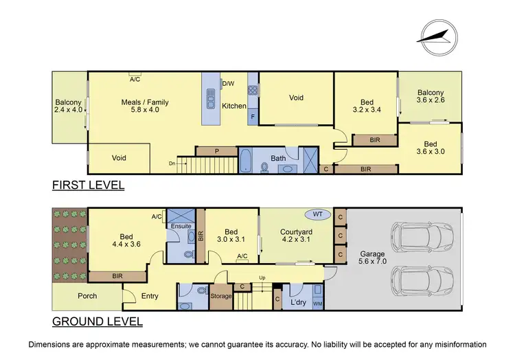 Floorplan of Homely townhouse listing, 57 Emmeline Row, Rowville VIC 3178