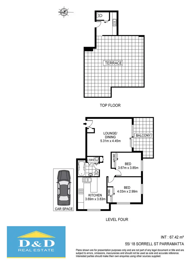Floorplan of Homely unit listing, 55 / 18 Sorrell Street, Parramatta NSW 2150