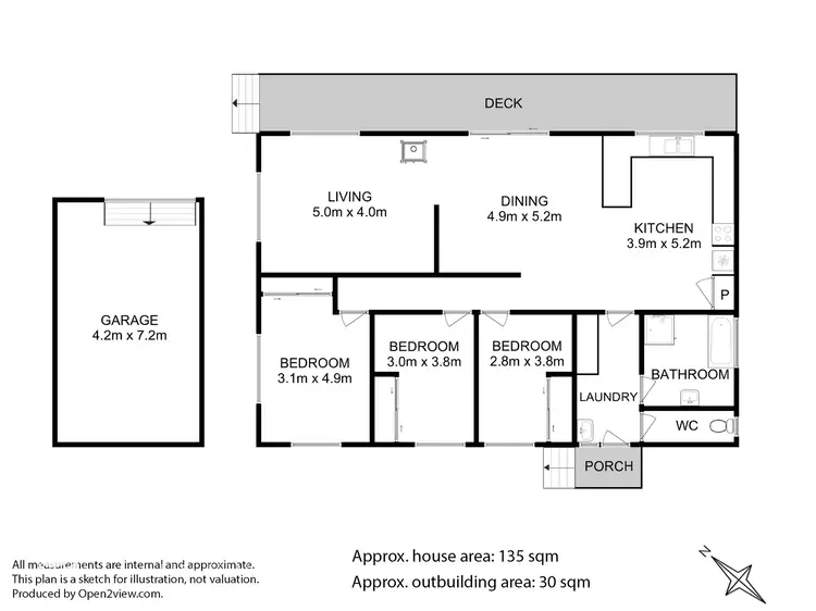 Floorplan of Homely house listing, 99 Britcliffes Road, Geeveston TAS 7116