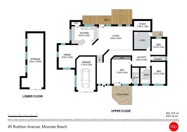 Floorplan of Homely house listing, 45 Rushton Avenue, Moonee Beach NSW 2450
