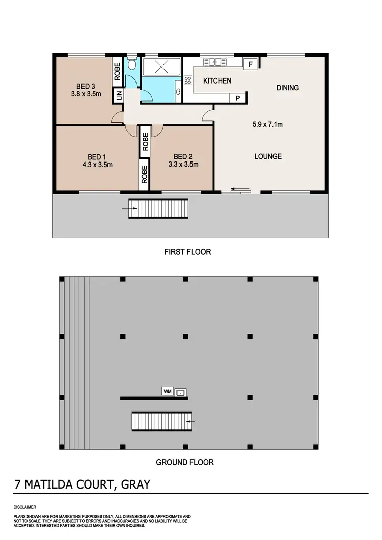 Floorplan of Homely house listing, 7 Matilda Court, Gray NT 830