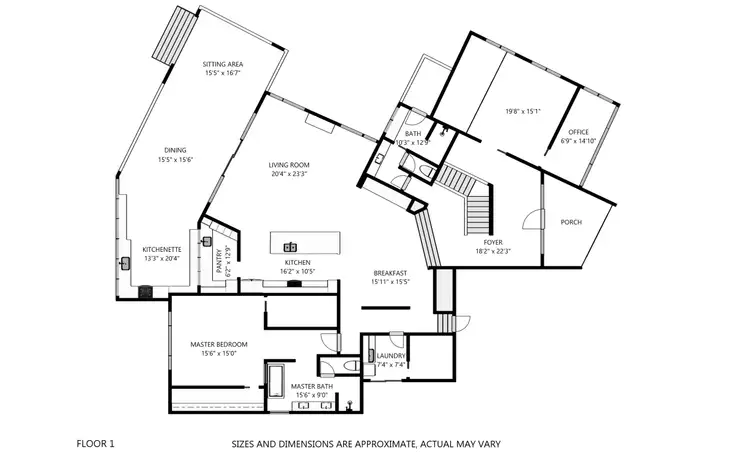Floorplan of Homely house listing, 3105 Forest Hills Drive, Sanctuary Cove QLD 4212