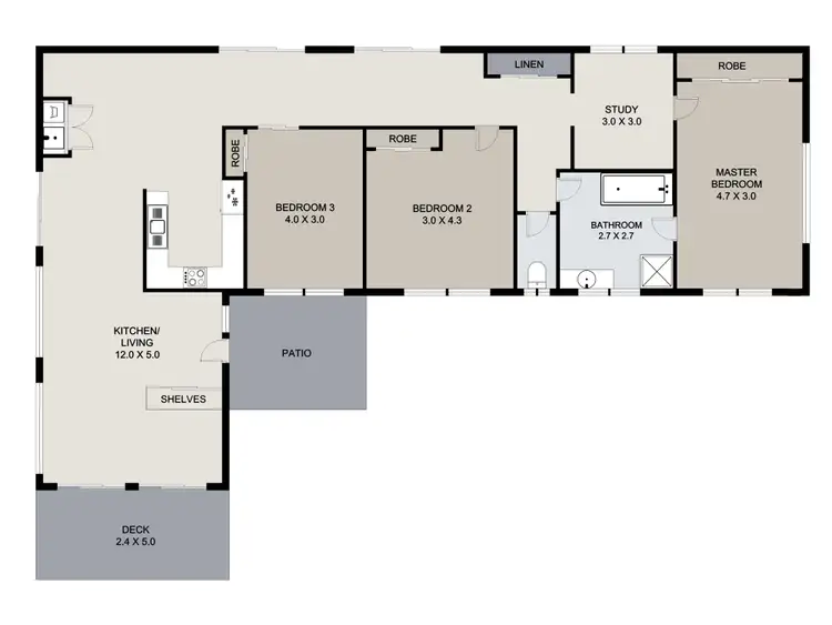 Floorplan of Homely house listing, 22 Franmaur Street, Sun Valley QLD 4680