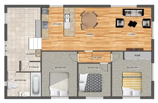 Floorplan of Homely house listing, 13 Burgess Street, North Mackay QLD 4740
