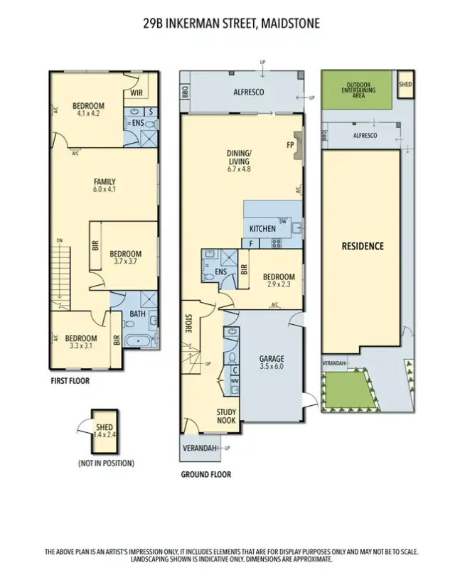 Floorplan of Homely house listing, 29B Inkerman St, Maidstone VIC 3012
