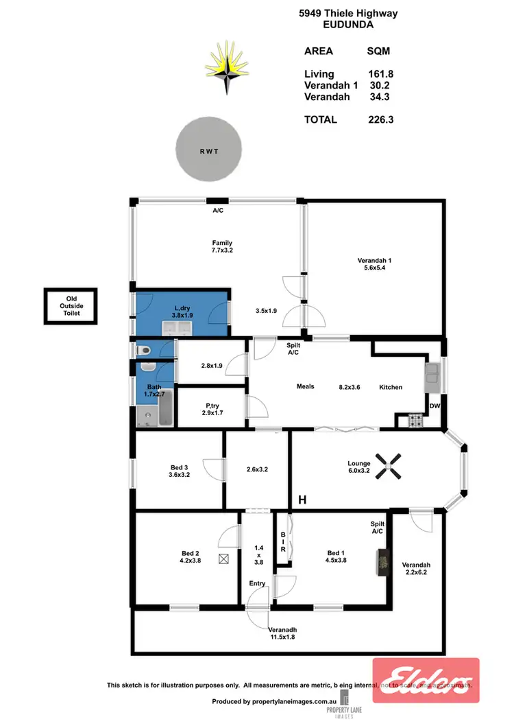 Floorplan of Homely house listing, 5949 Thiele Highway, Eudunda SA 5374