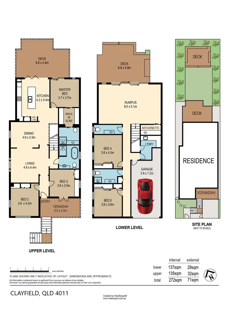 Floorplan of Homely house listing, 54 Reeve Street, Clayfield QLD 4011