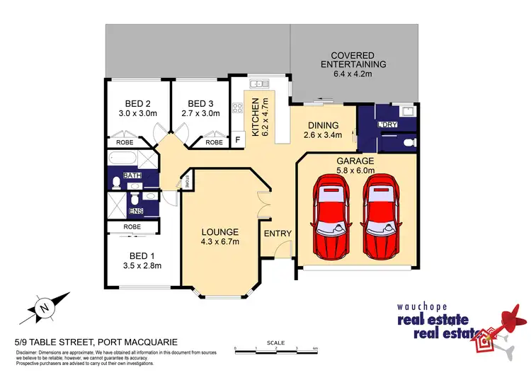 Floorplan of Homely villa listing, 5/9 Table Street, Port Macquarie NSW 2444