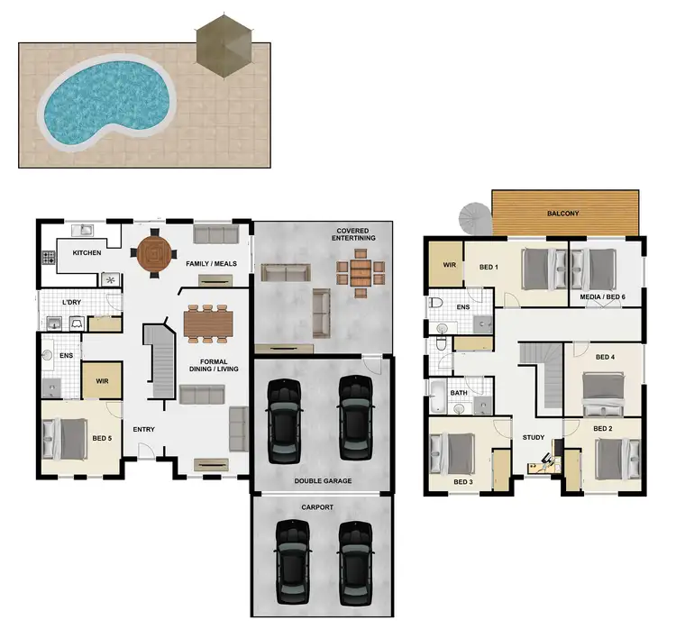 Floorplan of Homely house listing, 28 Paterson Place, Forest Lake QLD 4078