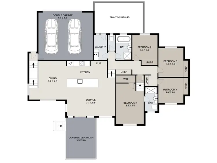 Floorplan of Homely house listing, 12 Landing Circuit, Springfield Lakes QLD 4300