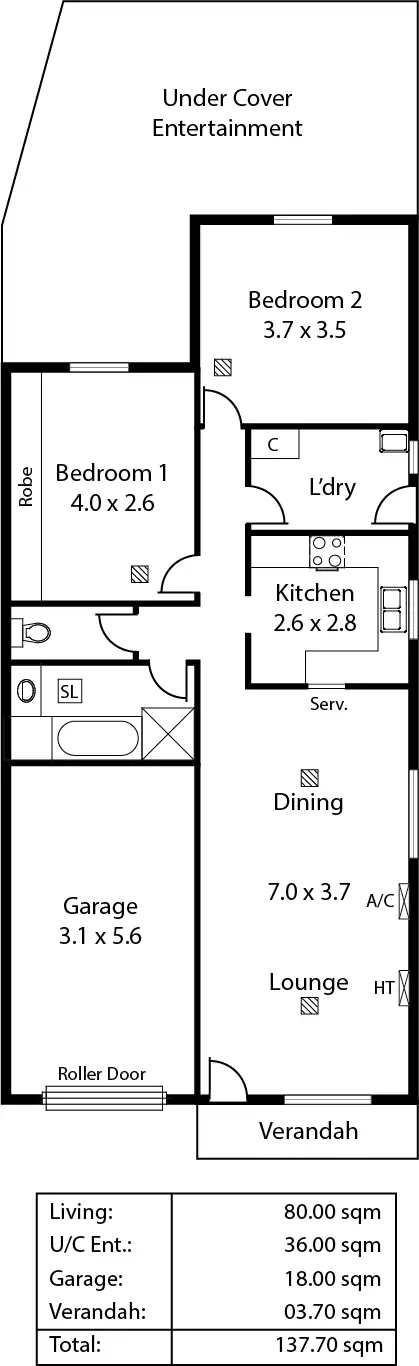 Floorplan of Homely house listing, 3/102 Gorge Road, Newton SA 5074