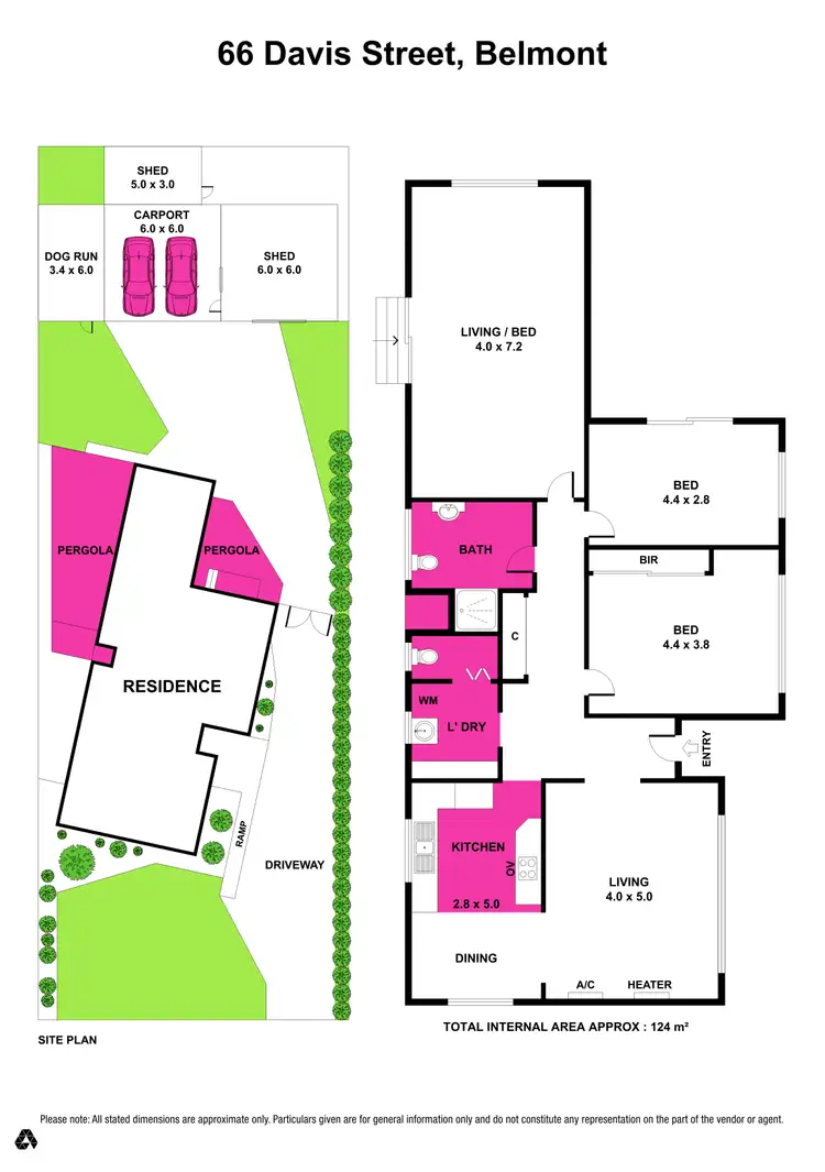 Floorplan of Homely house listing, 66 Davis Street, Belmont VIC 3216