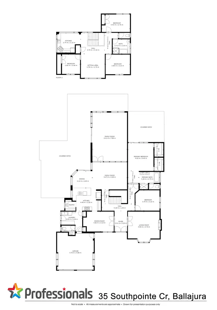 Floorplan of Homely house listing, 35 Southpointe Crescent, Ballajura WA 6066
