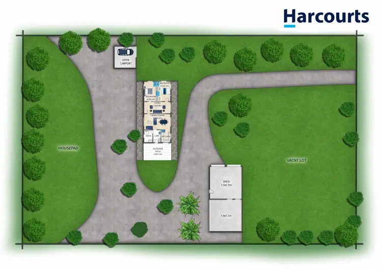 Floorplan of Homely house listing, 7 Helens Court, Hampden QLD 4741