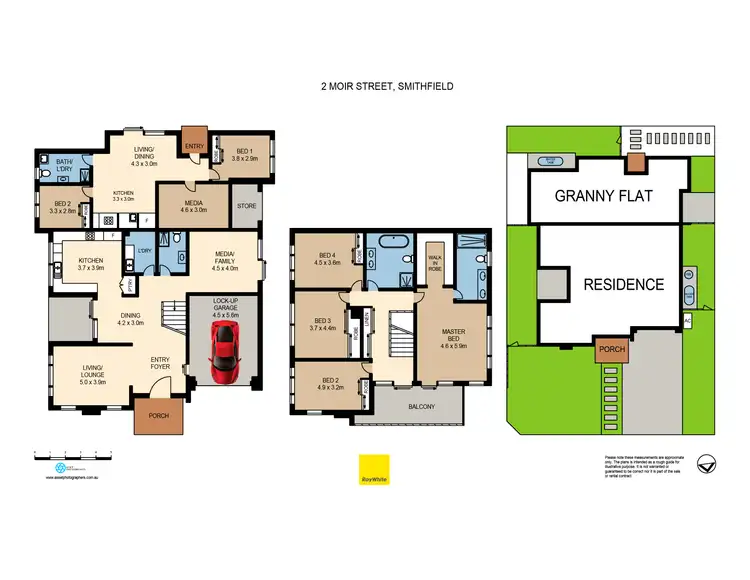 Floorplan of Homely house listing, 2 Moir Street, Smithfield NSW 2164