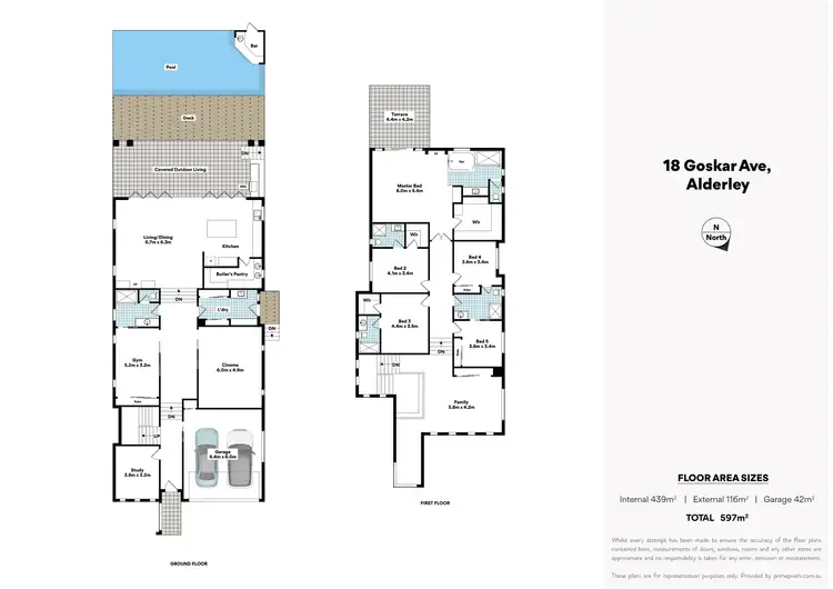 Floorplan of Homely house listing, 18 Goskar Avenue, Alderley QLD 4051
