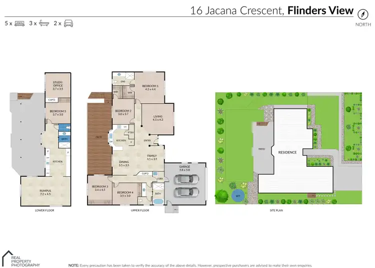 Floorplan of Homely house listing, 16 Jacana Crescent, Flinders View QLD 4305