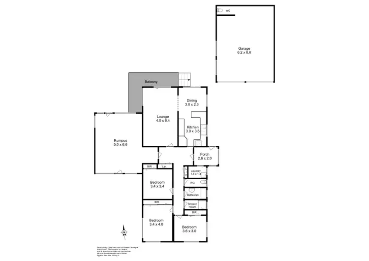 Floorplan of Homely house listing, 170 Nicholls Street, Devonport TAS 7310