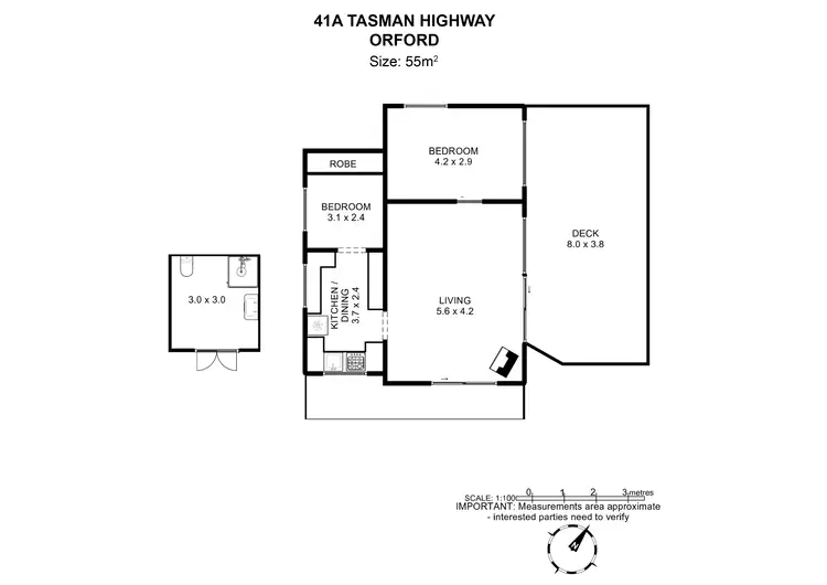 Floorplan of Homely house listing, 41 Tasman Highway, Orford TAS 7190