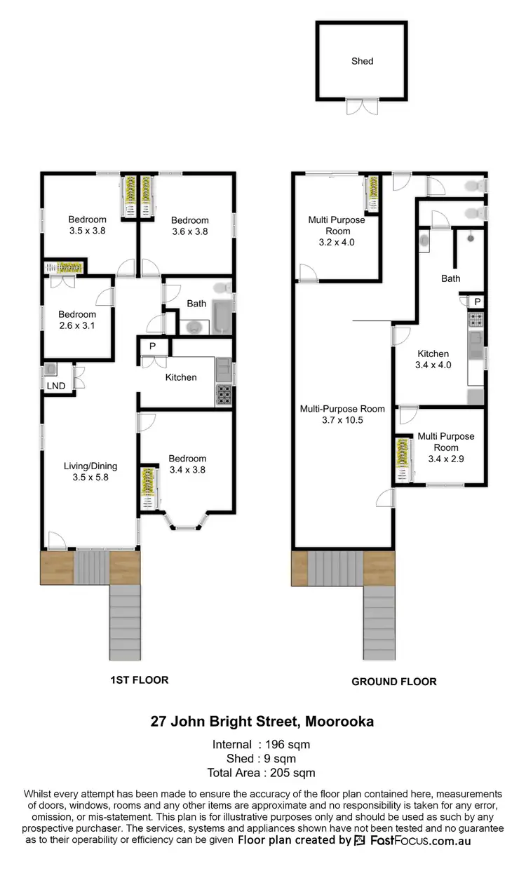 Floorplan of Homely house listing, 27 John Bright Street, Moorooka QLD 4105