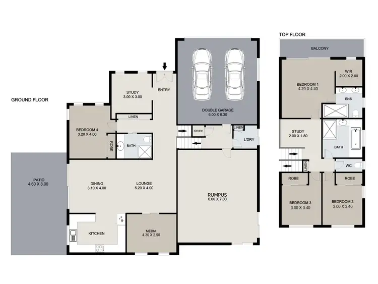 Floorplan of Homely house listing, 34 Lakeview Place, Springfield Lakes QLD 4300