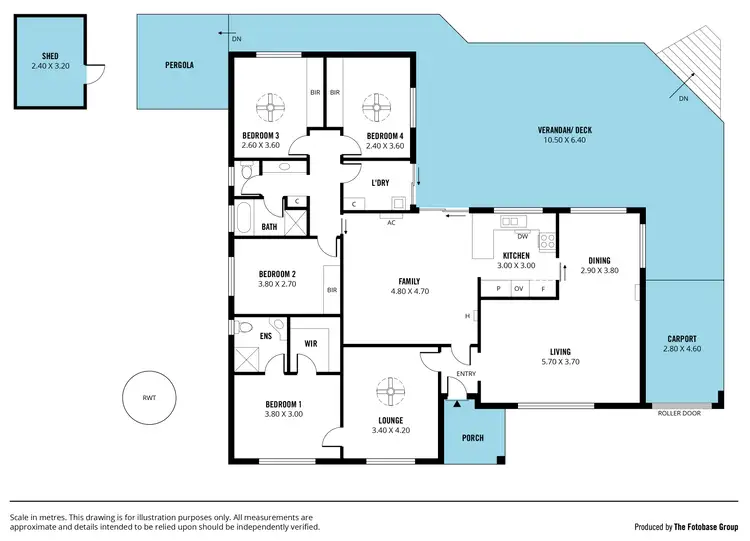 Floorplan of Homely house listing, 1 Kooraweera Street, Hallett Cove SA 5158