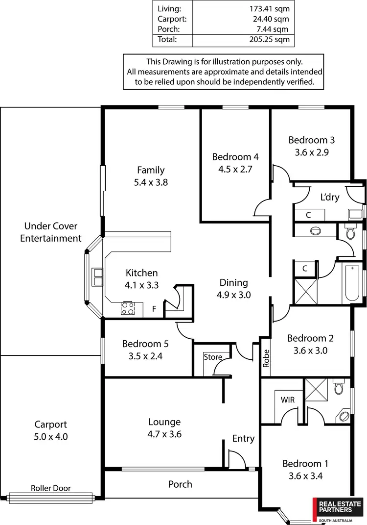 Floorplan of Homely house listing, 6 Tone Court, Craigmore SA 5114