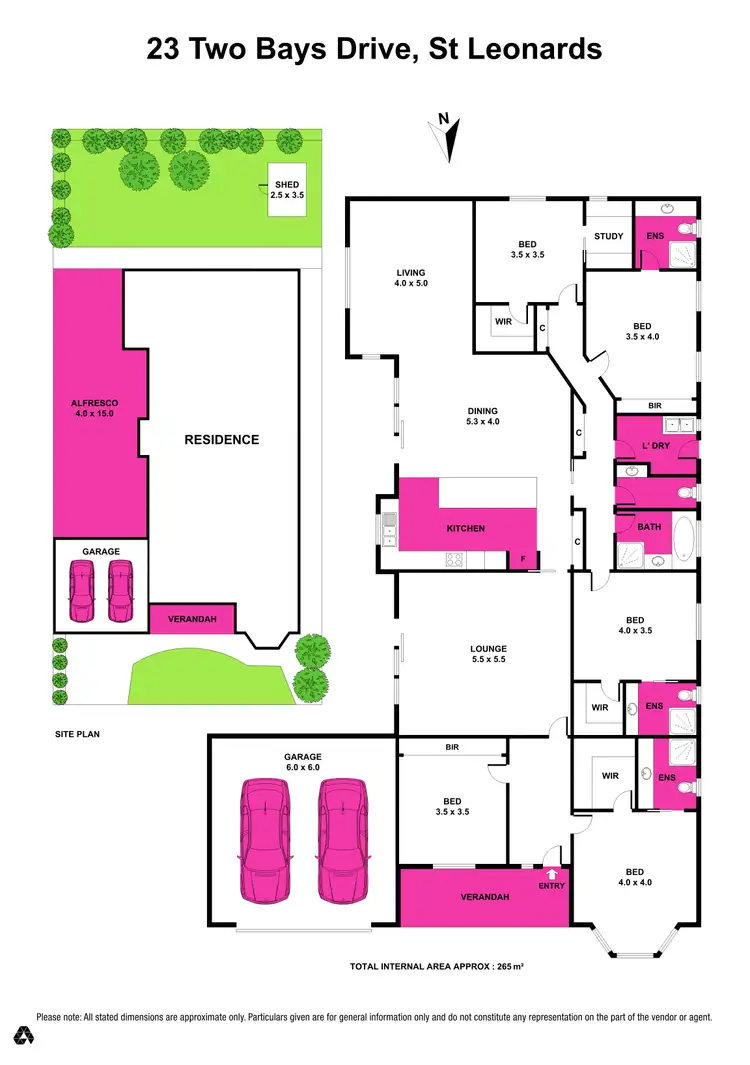 Floorplan of Homely house listing, 23 Two Bays Drive, St Leonards VIC 3223
