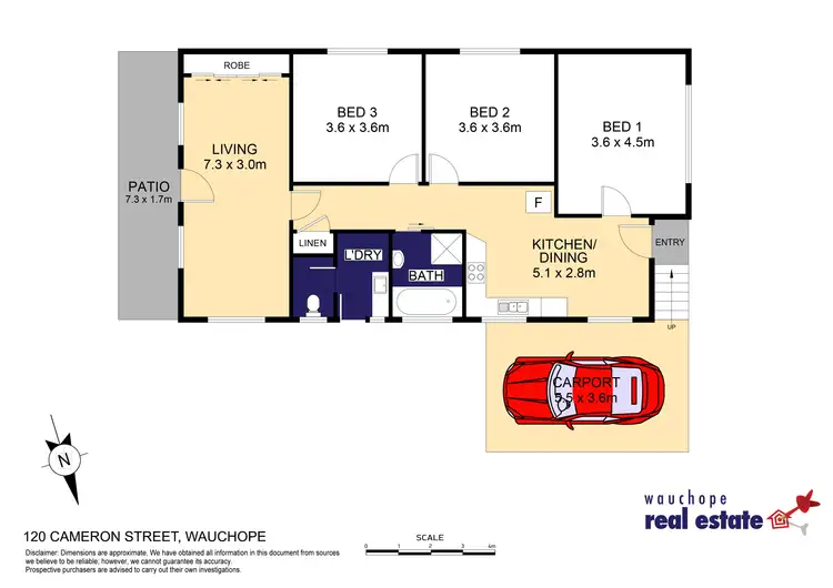 Floorplan of Homely house listing, 120 Cameron Street, Wauchope NSW 2446