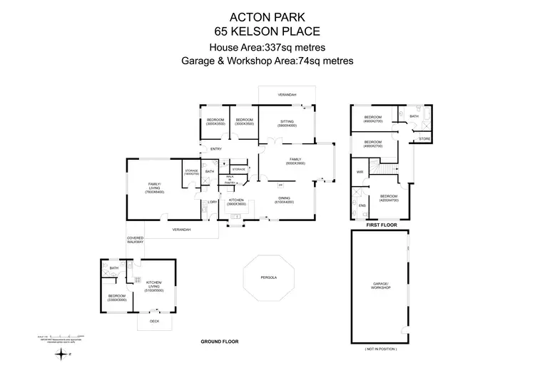 Floorplan of Homely house listing, 65 Kelson Place, Acton Park TAS 7170