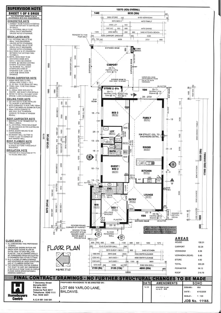 Floorplan of Homely house listing, 1 Yarloop Lane, Baldivis WA 6171