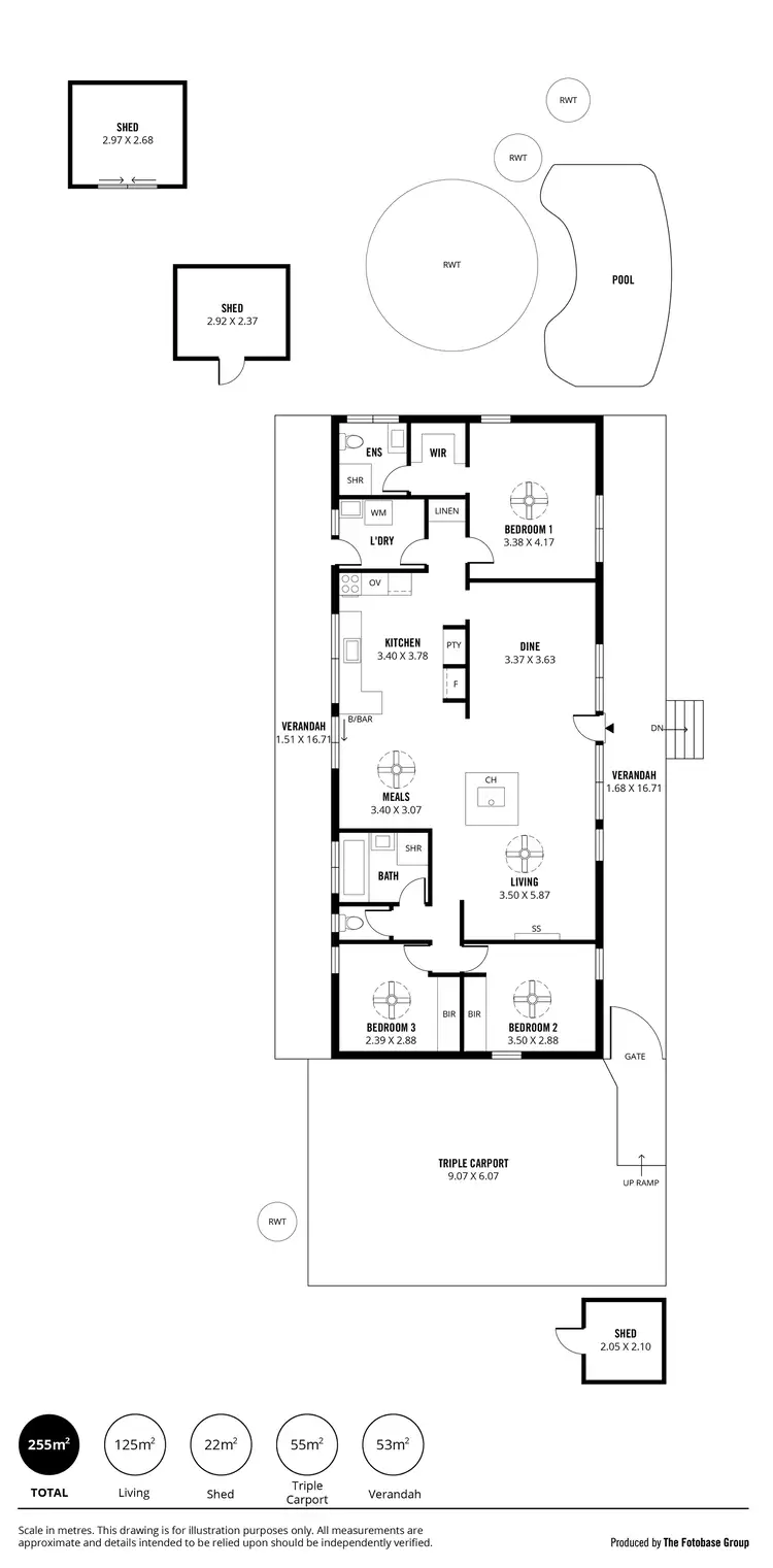 Floorplan of Homely house listing, 2 Quintin Avenue, Greenhill SA 5140