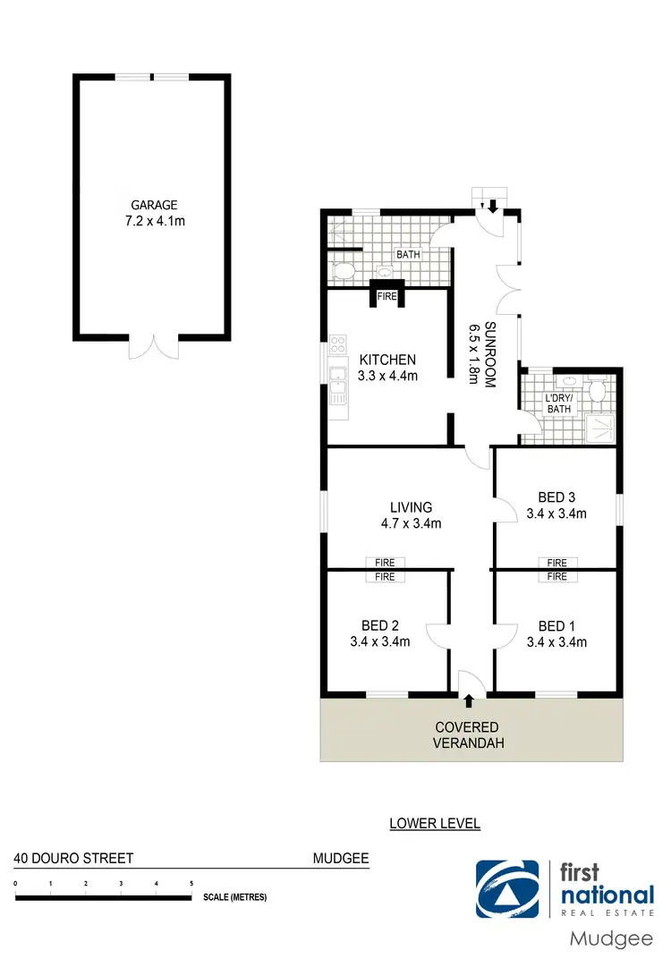Floorplan of Homely house listing, 40 Douro Street, Mudgee NSW 2850