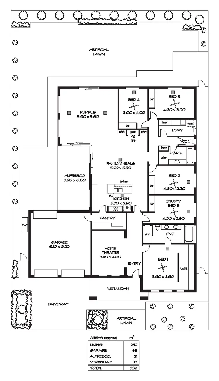 Floorplan of Homely house listing, 2 Juniper Boulevard, Virginia SA 5120